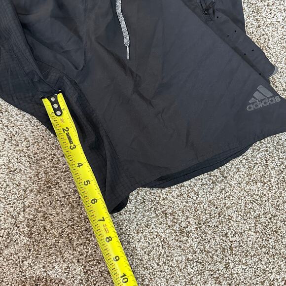 ADIDAS Men's AEROREADY Running Short 7" Size L In Black - Picture 4 of 9